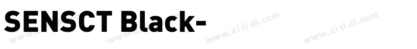 SENSCT Black字体转换